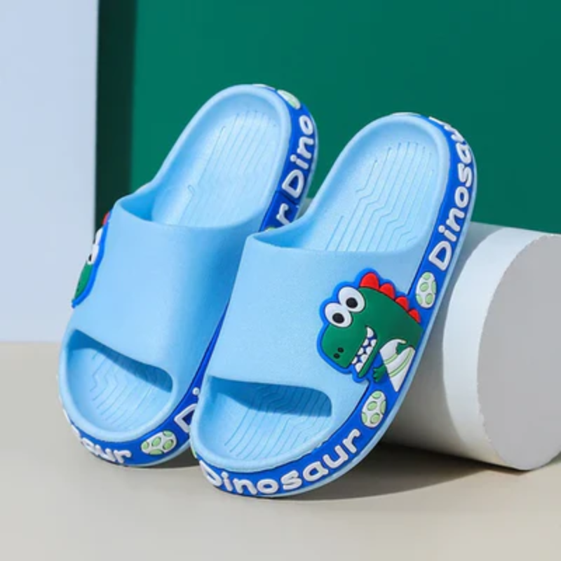 Chinelo Ortopédico Infantil Antiderrapante - Dino Crocks™