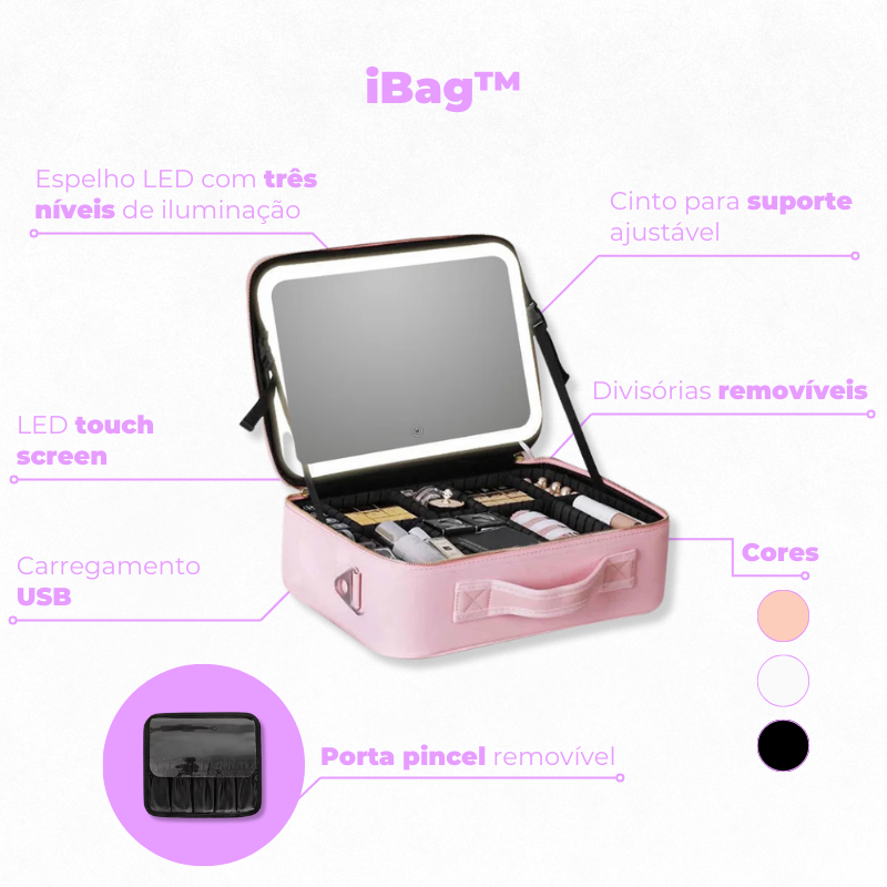 iBag™ + Brinde: Porta Pincéis Removível!