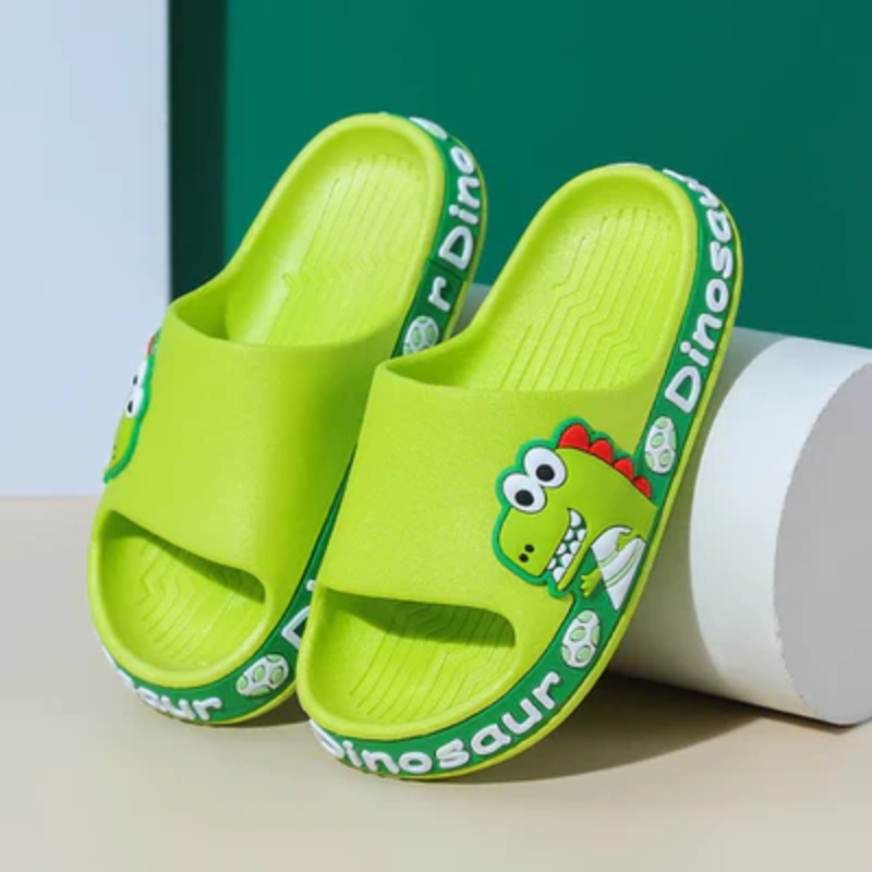 Chinelo Ortopédico Infantil Antiderrapante - Dino Crocks™