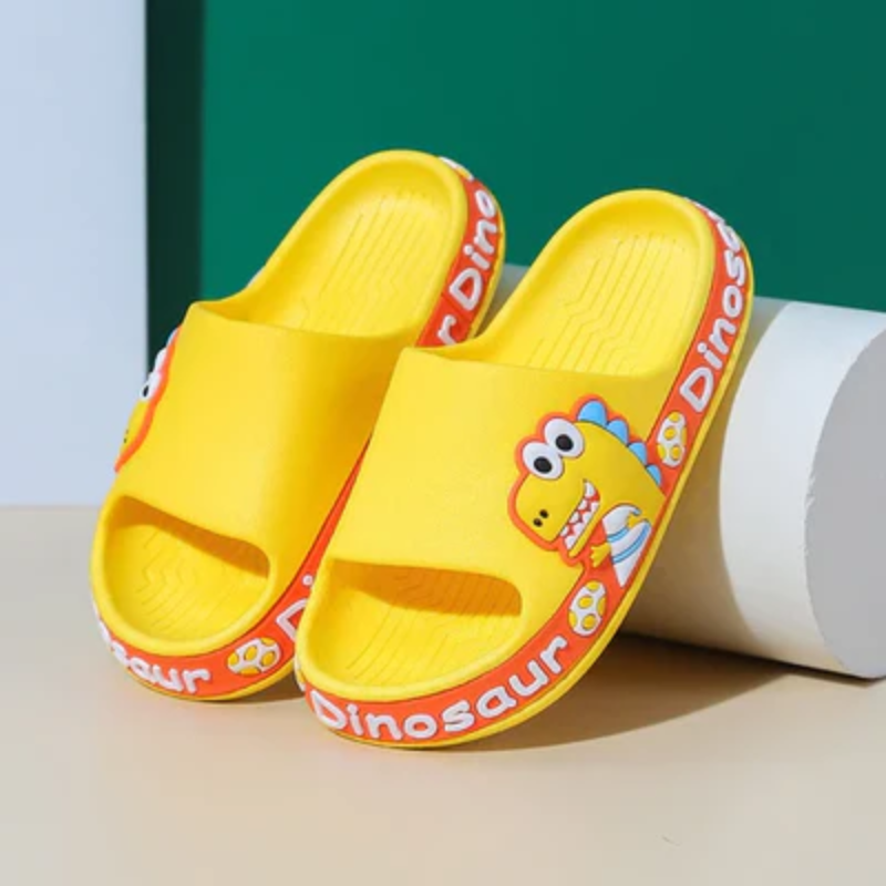 Chinelo Ortopédico Infantil Antiderrapante - Dino Crocks™