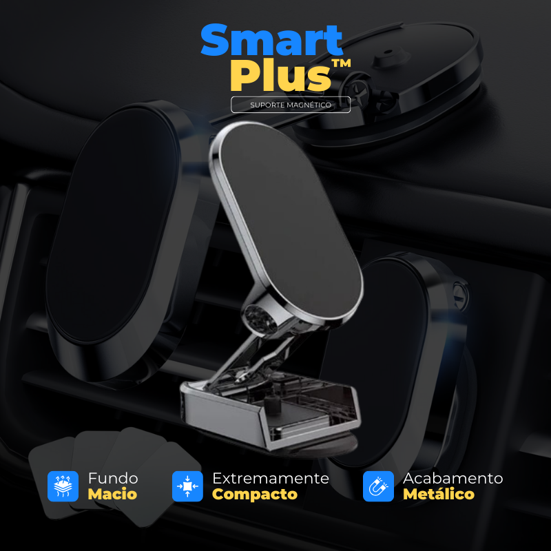 Suporte Magnético para Celular Automotivo - SmartPlus™