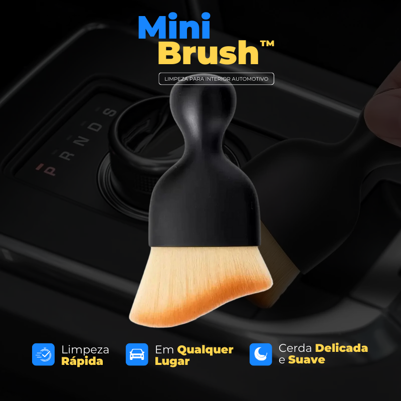 Escova de Limpeza para Interior Automotivo - MiniBrush™