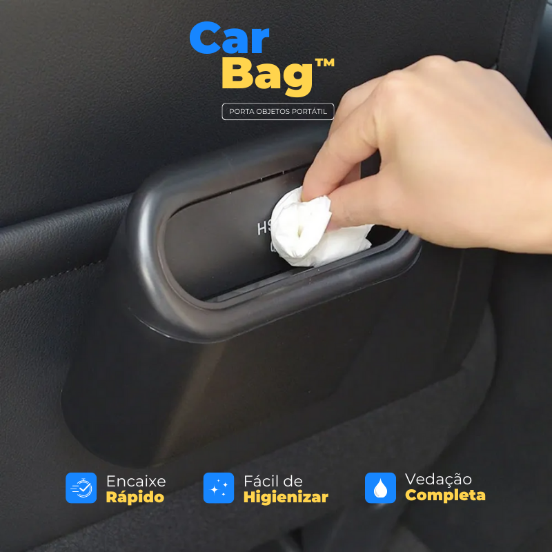 CarBag™ - Porta Resíduos/Objetos para Carro