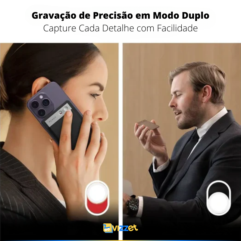 PLAUD NOTE - Gravador de Voz com IA e GPT-4.0 (Case Magnética Incluída)