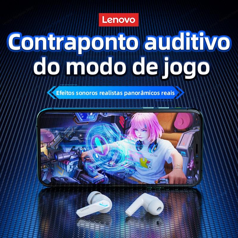 Fone de Ouvido Bluetooth Lenovo GM2 PRO - Alta Performance